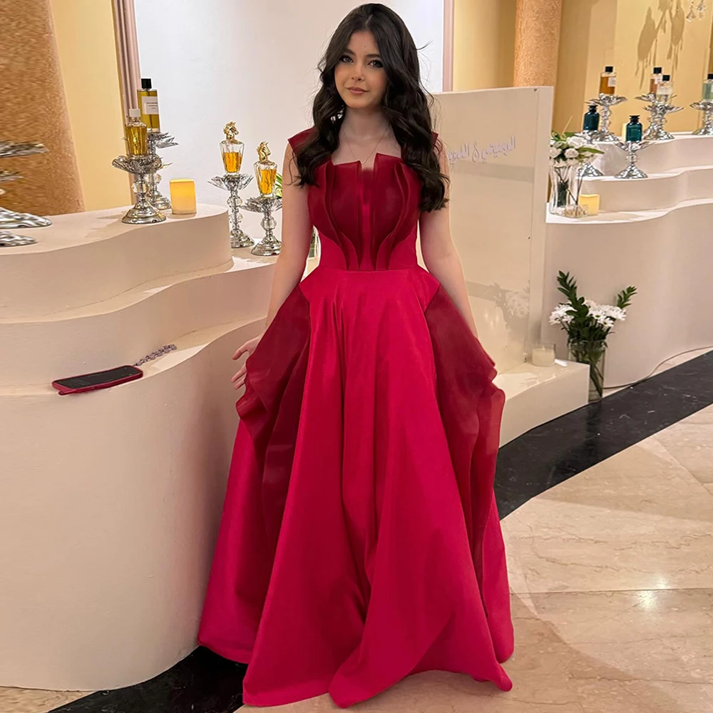 

Elegant Square Collar Cap Sleeve Homecoming Dresses Classic Satin and Organza Evening Dress Customized Party Gowns 2026