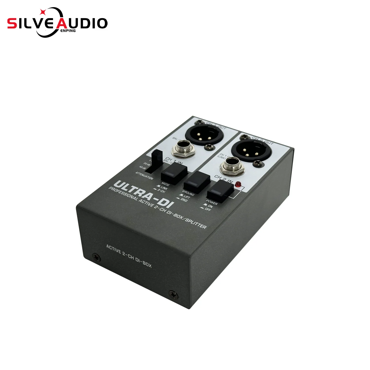 

GAZ-SD2 Guitar Active 2-channel DI Box Active DI BOX Signal Impedance Device Noise Elimination Isolator
