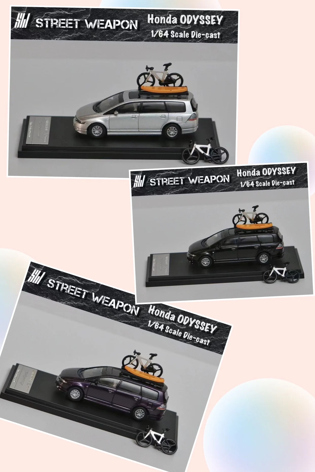 Street Weapon SW 1:64 Odyssey MPV Alloy Car Model