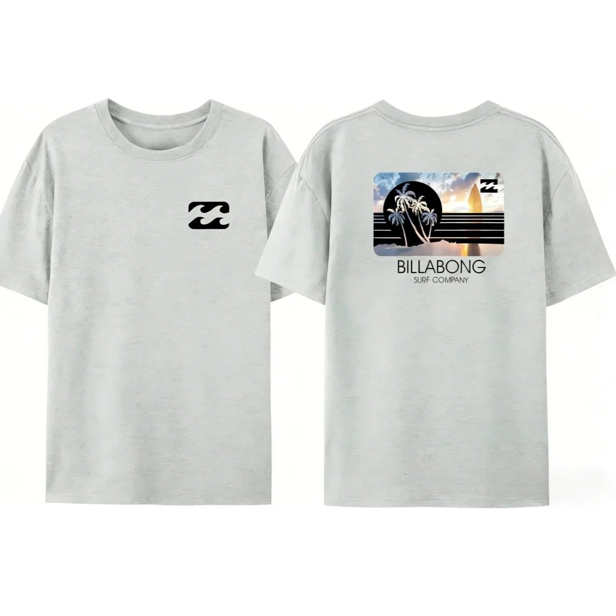 Summer Men's Billa 2026 Bong English Printed T-shirt Cotton Double-sided High-quality Casual T-shirt Clothing Graphic