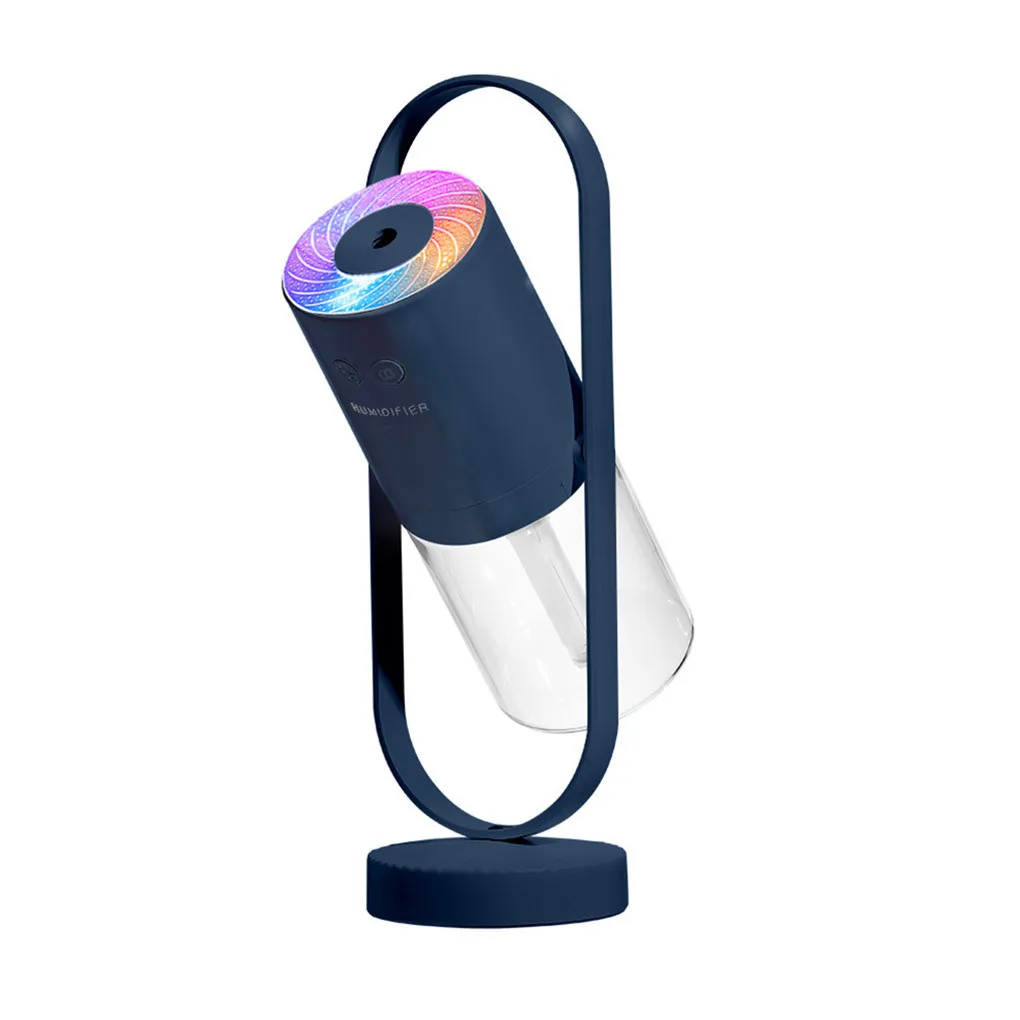 Air Humidifier Colorful USB Rotation Sprayer with Night Light Portable Purifier Bedroom Car Office Supplies Device