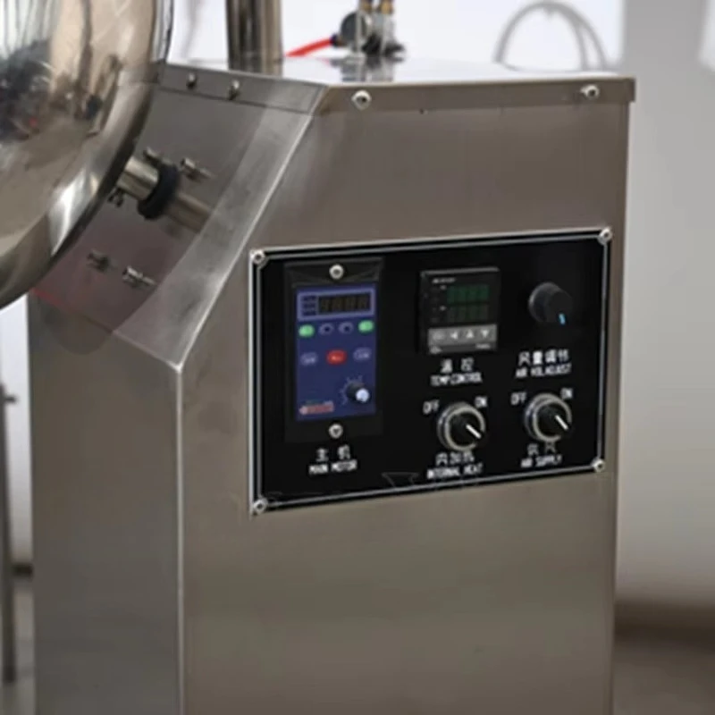 High quality automatic powdered sugar sweet peanut tablet candy coating machine chocolate spray