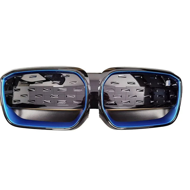 Accesorios para automóviles, parrilla negra sin agujeros para parachoques delantero de coche, parrilla central de malla para parrilla Bmw X3 G08 BEV