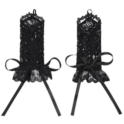 Guantes encaje para vestido noche para mujer, guantes cortos para mujer, guantes graduación