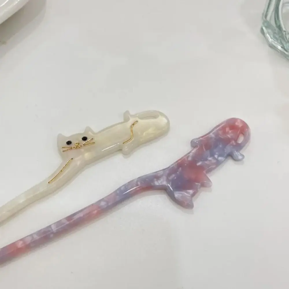 Аксессуары для волос с ацетатным рисунком