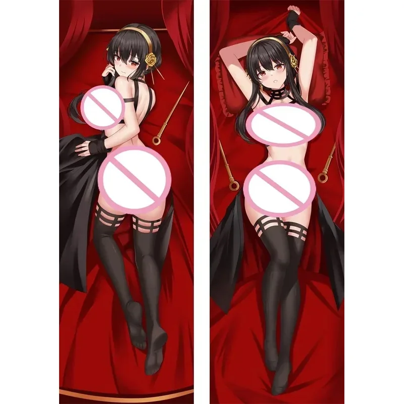 تأثيري أنيمي ديكور كيس وسادة تجسس × الأسرة يور مزور Dakimakura Waifu 2-الجانب طباعة المخدة المعانقة غطاء وسادة الجسم Otaku G
