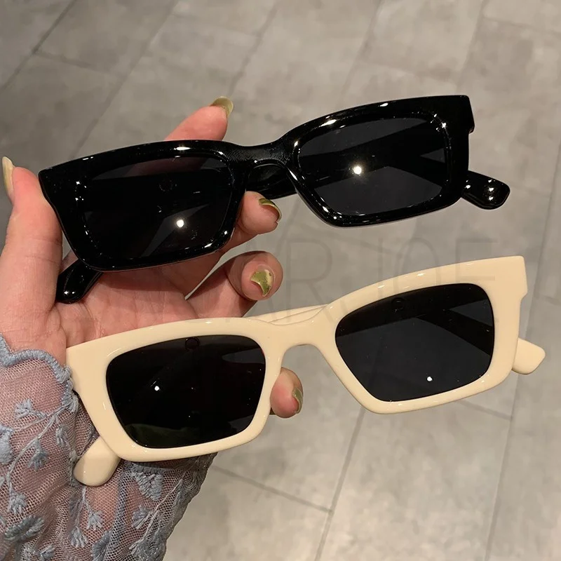 Retro Y2K Stil Kleine Quadratische Sonnenbrille Frauen Cat Eye Sonnenbrille Mode Brille Männer Punk Sport Sonnenbrille