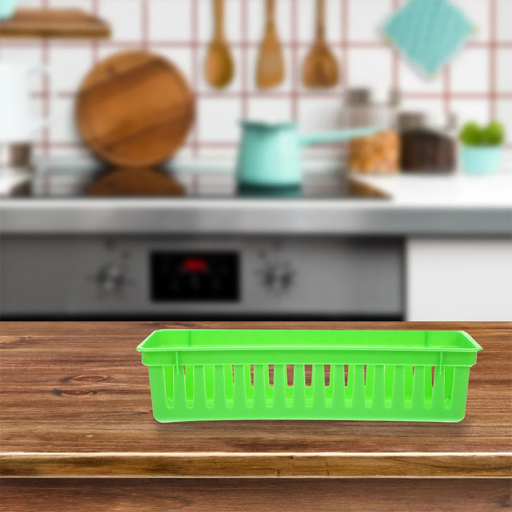 

12Pcs Colorful Plastic Pencil Baskets Multifunctional Desk Organizer for Classroom Crayons Pencils Small Supplies Storage