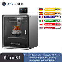 Anycubic Kobra S1 AE Version 3D Printer Core XY Stable Structure Max Speed 600mm/s High Precision Ultra-Quiet 3D Printer