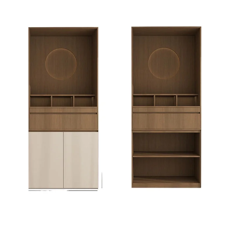 Yjq solid wood Buddhist niche modern vertical cabinet offering table Guanyin Bodhisattva Buddhist cabinet household