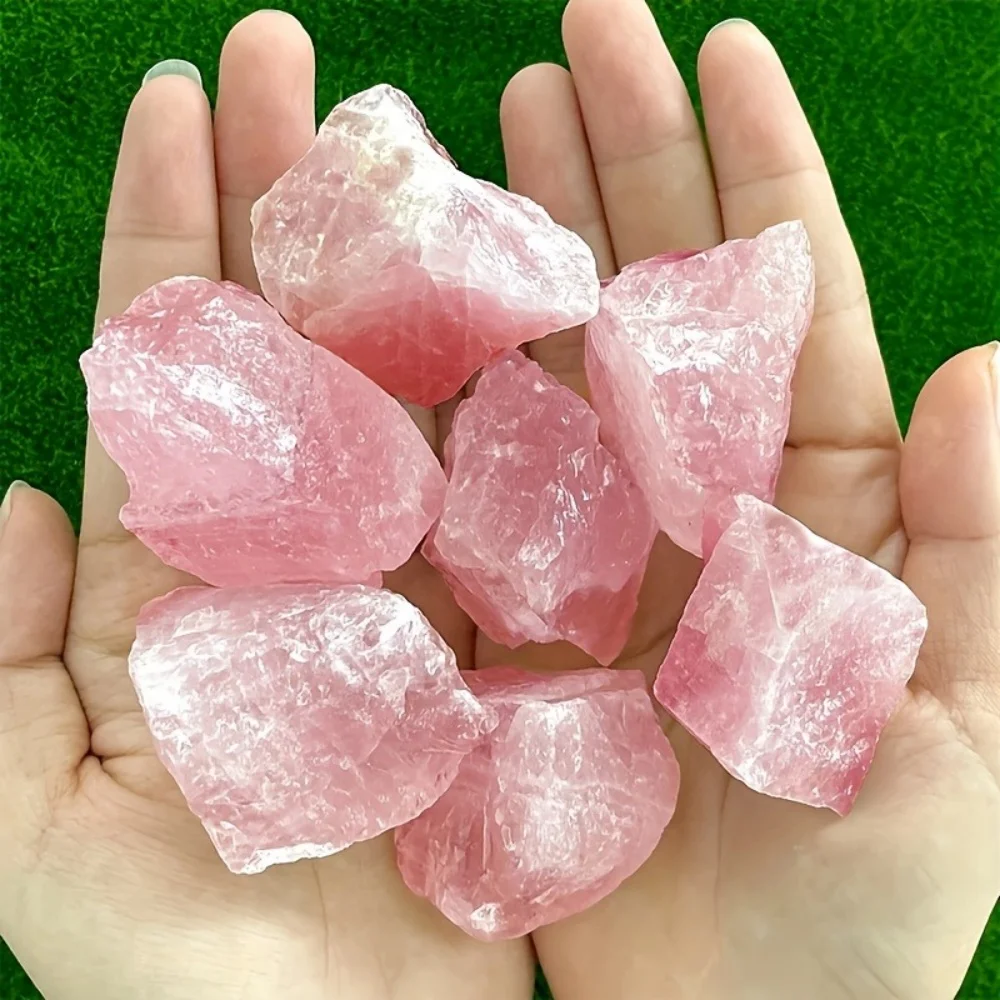 Rose Quartz Natural Raw Rough Crystal Healing Reiki Mineral Specimen Rock Stone