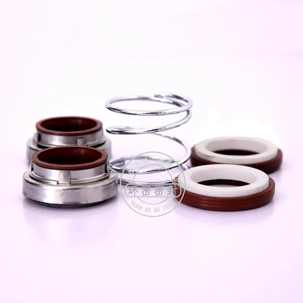 202 Series CE/CA/VMQ Fit 12-55mm Water Pump Mechanical Shaft Seal Double Face Unbalanced Single Coil Spring For Hot Boiled Water