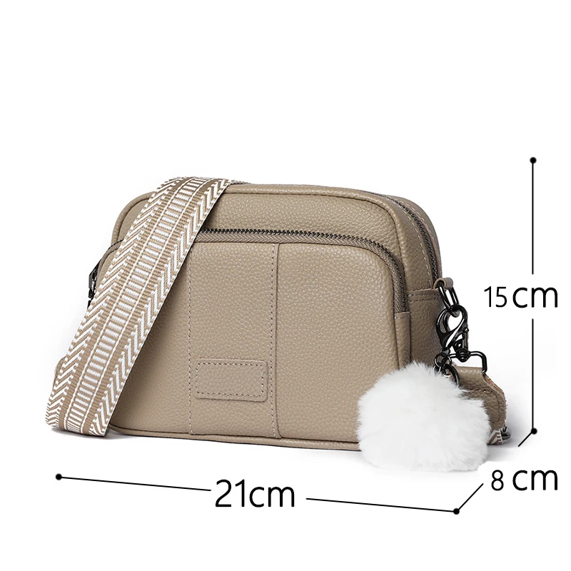 100% Genuine Leather High Quality Soft Cowhide Female Messenger Bag Women Handbags Fashion Designer Brand Small Shoulder Bag