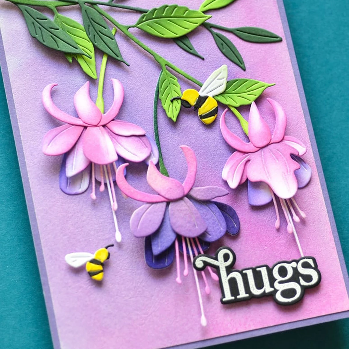 1 Stück Metall-Schneidform, Lilien-Blumen-Stanzform, Prägeschablone für Kartenherstellung, DIY-Scrapbook-Album-Dekoration