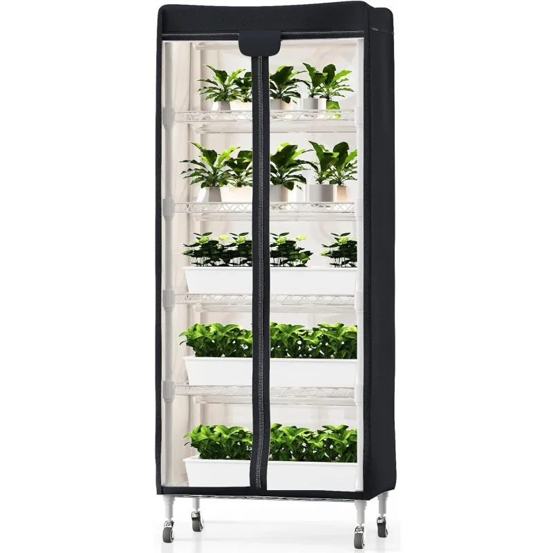 New removable vegetable and mushroom growth tent with pulley Indoor vegetable planting hydroponic plant planting tent
