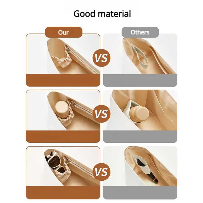 Bag Organizer Insert For Coach City33 Durable Waterproof Tote Bag Nylon Computer Storage Inner Modification Bag Accessories