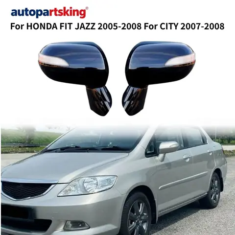 For CITY 2007-2008 GD6 GD8For HONDA FIT JAZZ 2005-2008 GD1 GD3  Car Exterior Door Rearview Mirror Assy 5-PINS With Turn Signal