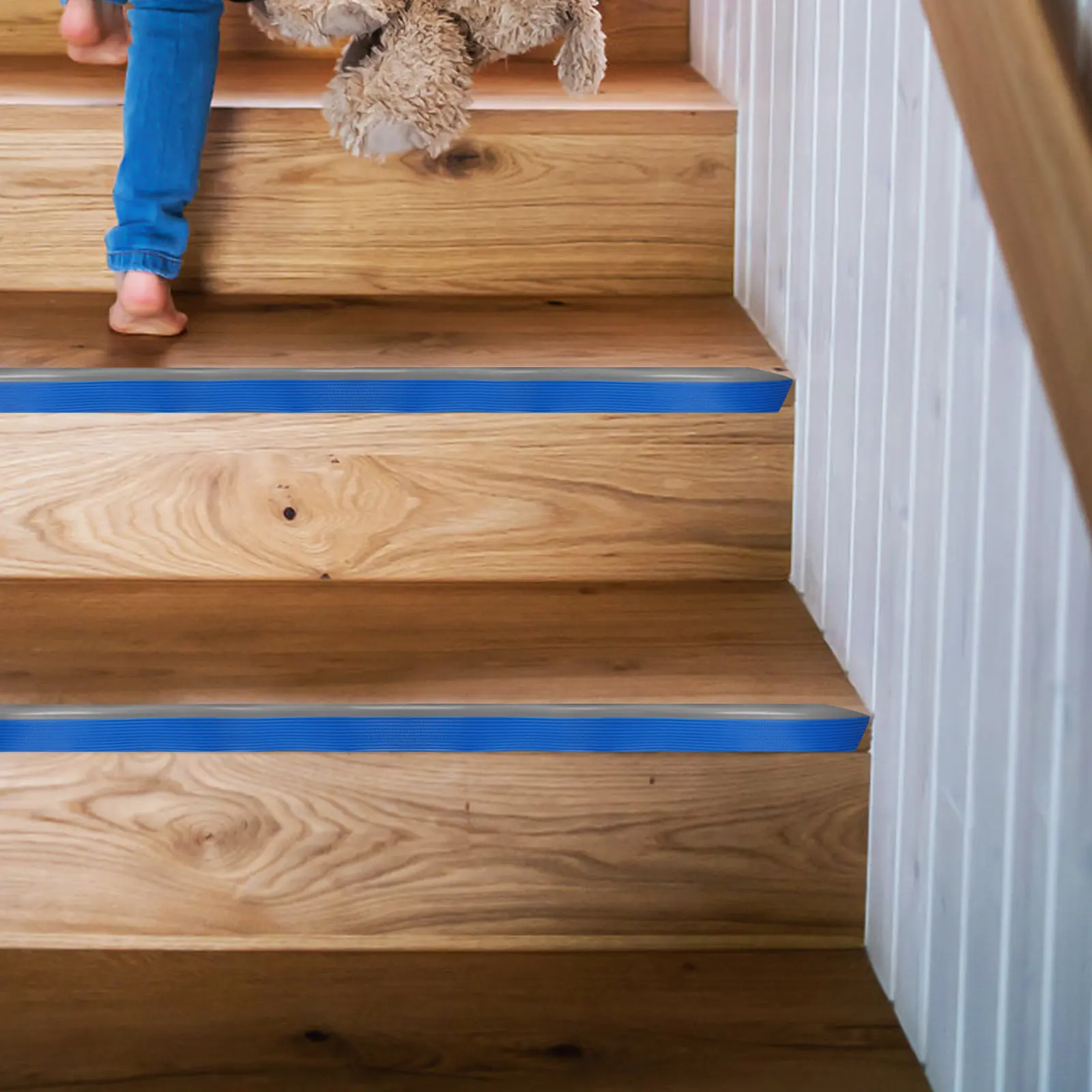 

2 Meter Anti-Slip Stair Edging Strip Self Adhesive Step Trim for Staircase Borders Corner Guards Non-Slip Safety Pad