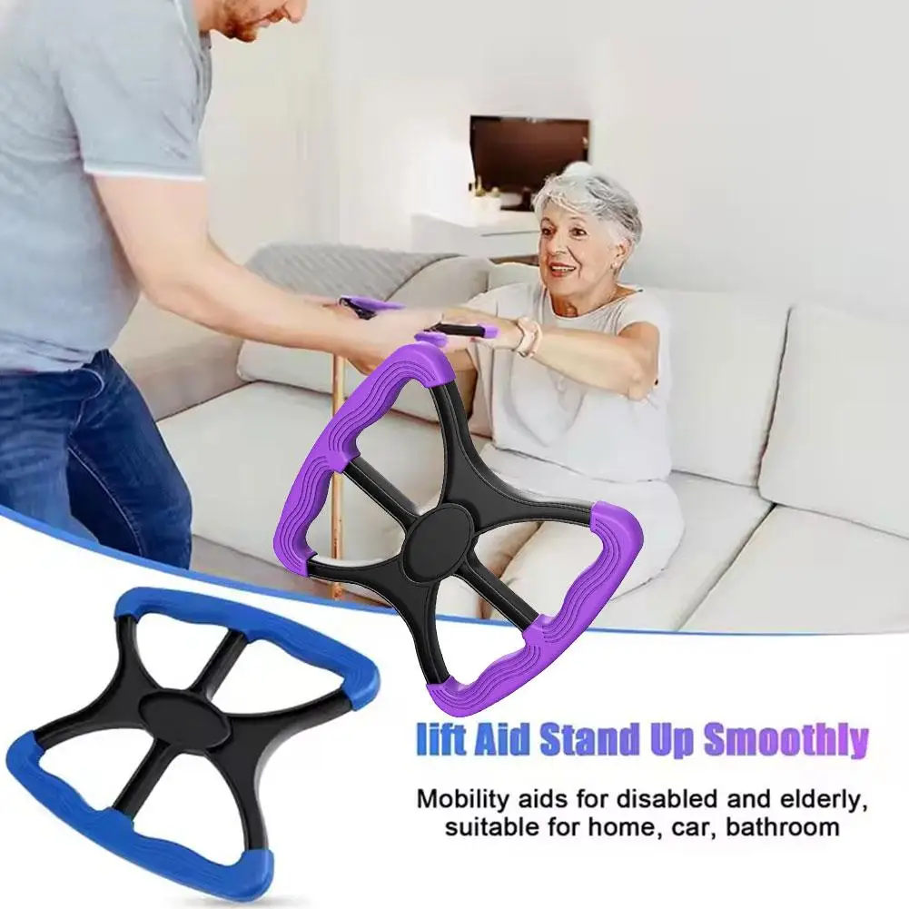 Assisted Lift Standing No-Slip Grip Tool- Handicap Aid Handles for Seniors Disabled Elderly- Portable Relaxation Massage To K9V7