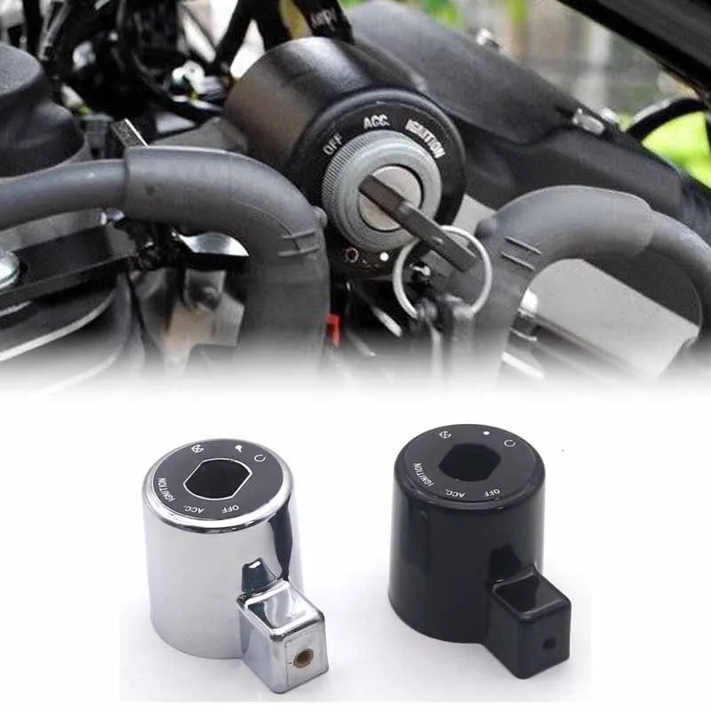 

Motorcycle Ignition Switch Cover Power Door Lock Cap Power Lock Cap For Harley Sportster XL883 XL1200 X48 Tough Guy 04-15