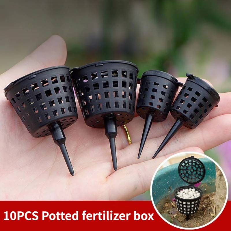 10pcs Fertilization artifact Bonsai fertilizer special box Fertilizer basket Jade fertilizer box lid Garden supplies