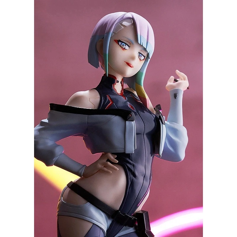 Genuine Original GSC POP Lucyna Kushinada Cyberpunk：Edgerunners Anime Figure PVC Collectible Model Dolls Statuette Ornament Gift