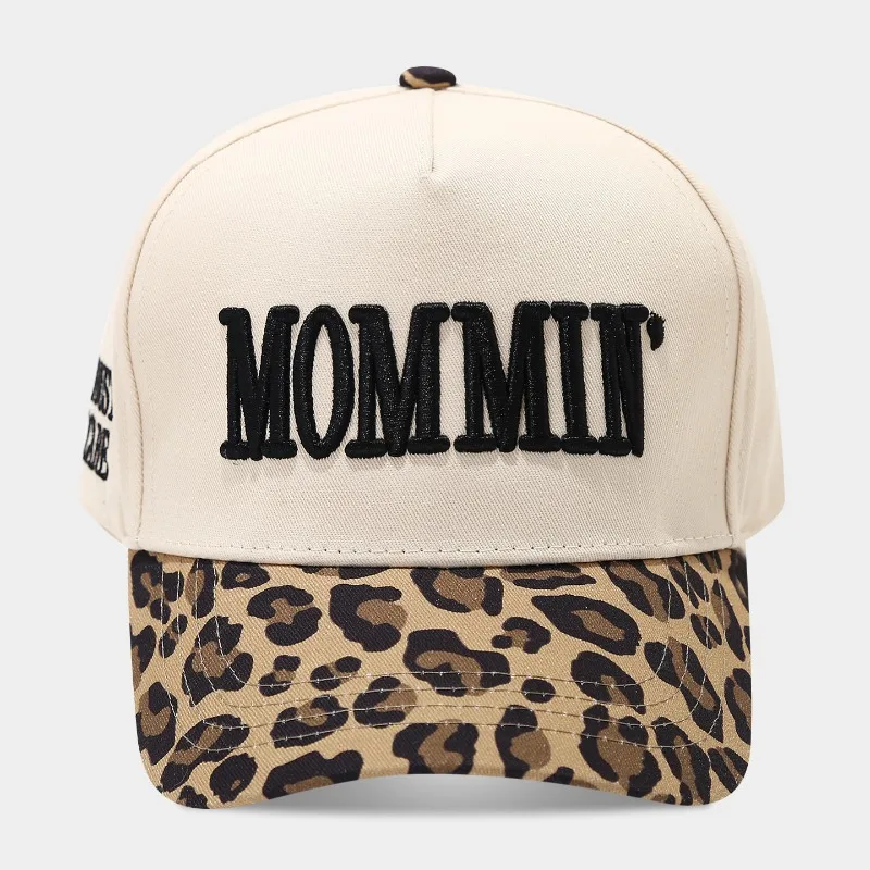 Y2K Aesthetic Leopard Print Brim Baseball Hat Varsity Letter Embroidery Graphic Duckbill Cap Streetwear Hip Hop Gorras Caps 2026