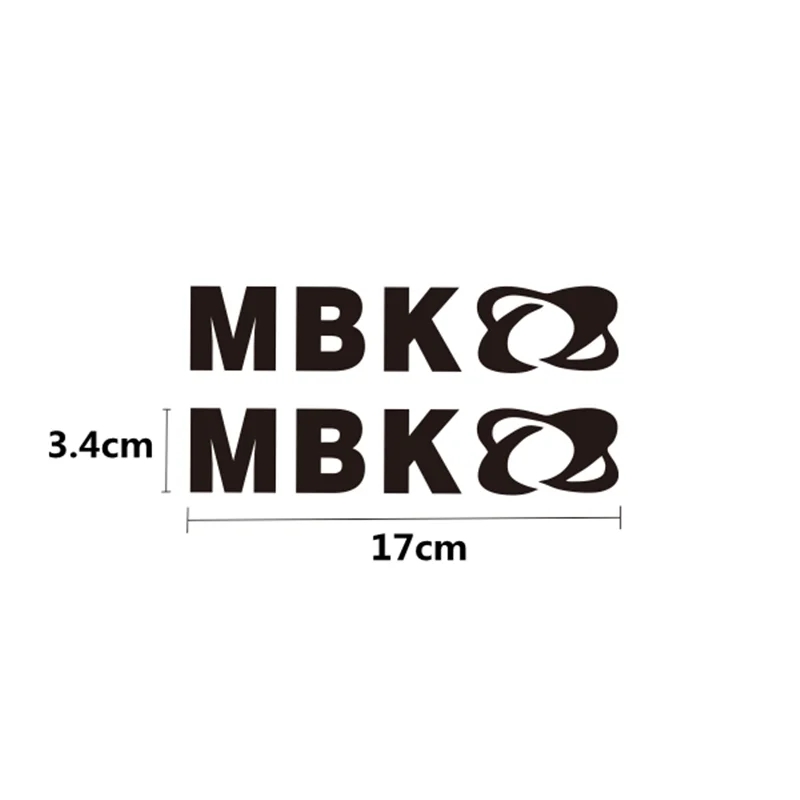 

2pcs motorcycle sticker for MBK motorcycle decoration reflective waterproof decal motorcycle accessories