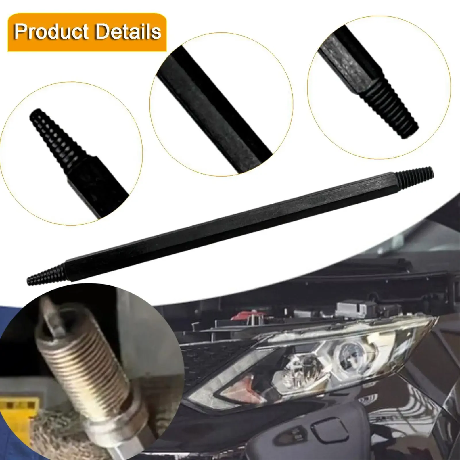 Specialized Reverse-Taper Threaded Extractors - Tools for Removing Broken Spark Plugs & Seized Screws in Cars