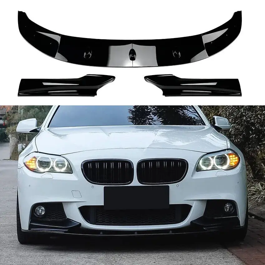 For BMW 5 Series F10 F11 520 525 535 530 M Sport 2011-2017 Front Bumper Spoiler