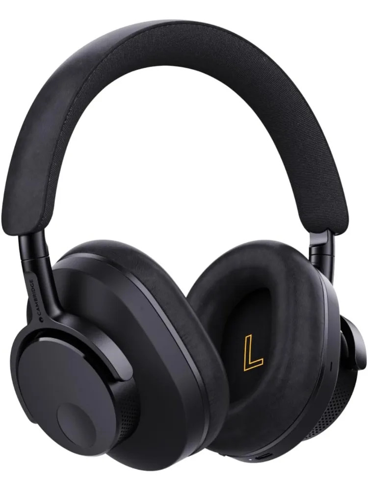 Cuffie Cambridge Audio Melomania P100 - Bluetooth, cancellazione attiva del rumore con audio Hi-Fi, riproduzione 100 ore con ripristinazione dell'utente