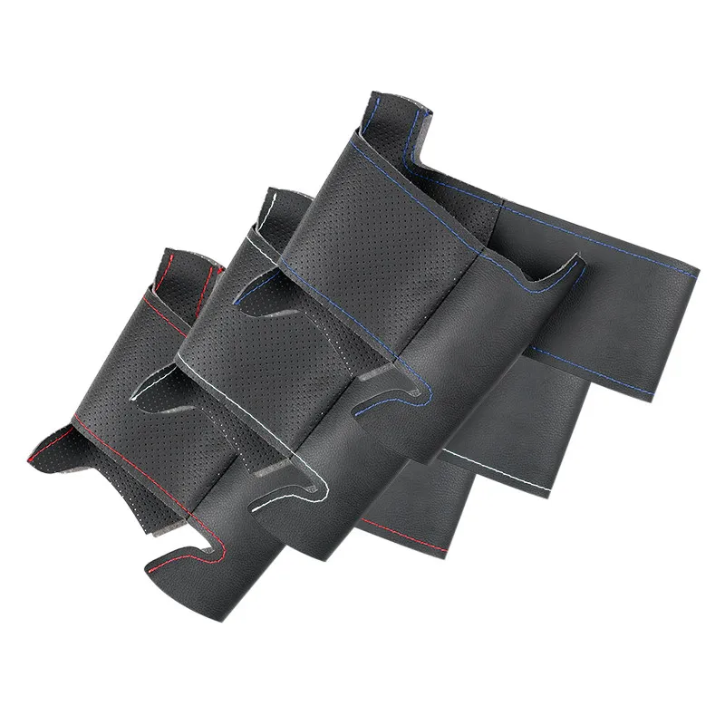 Car Inner Steering Wheel Cover Perforated-Microfiber Leather For Peugeot 207 Expert Partner Citroen Berlingo Jumpy Toyota Proace