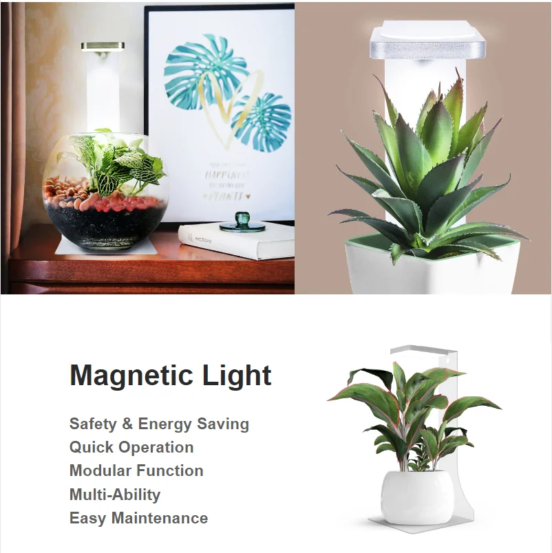 MICMOL USB aquarium light Magnetic Light For Plants Aquaticreshwater Water Grass High Brightness Fish Tank App Control