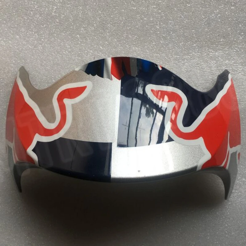 Suitable for American Moto Carbon Fiber Helmet NITEK P1 Weishuang/Red Bull/bright Black Rear Wing and  Ventilation Accessories