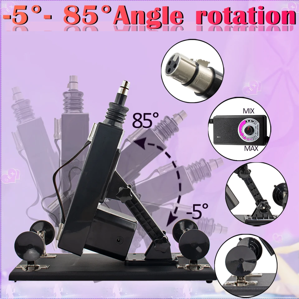 FREDORCH Automatic Masturbation Machine for Women 3XLR Powerful Sex Toy with Big Dildo Adult Pumping Gun for Sexual Pleasure - view 3