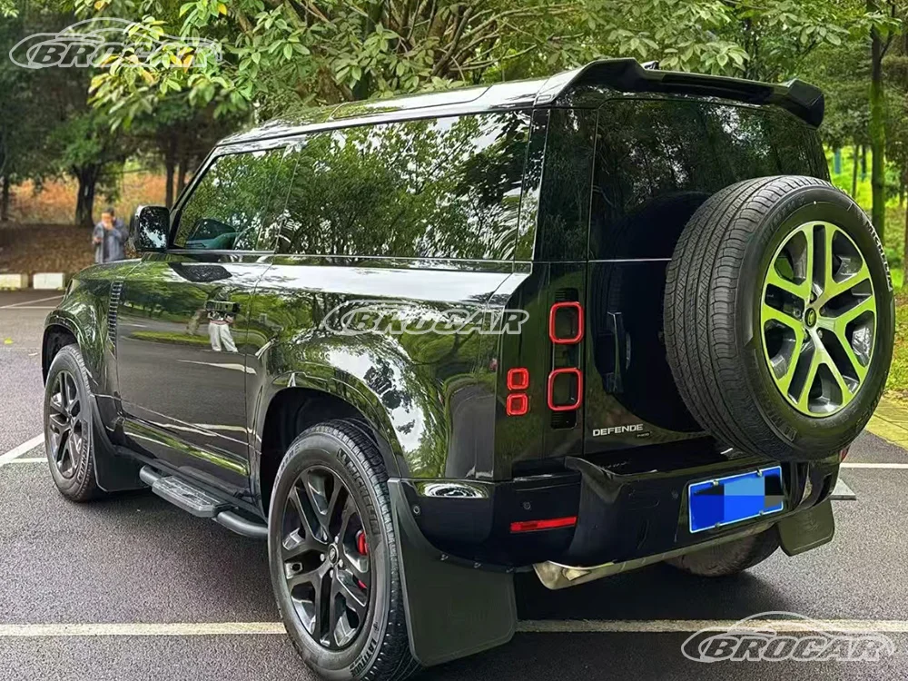 For 2019-2024 Land Rover Defender 90 110 L663 Original Style High Quality ABS Plastic White Roof Spoiler Trunk Boot Wing Spoiler