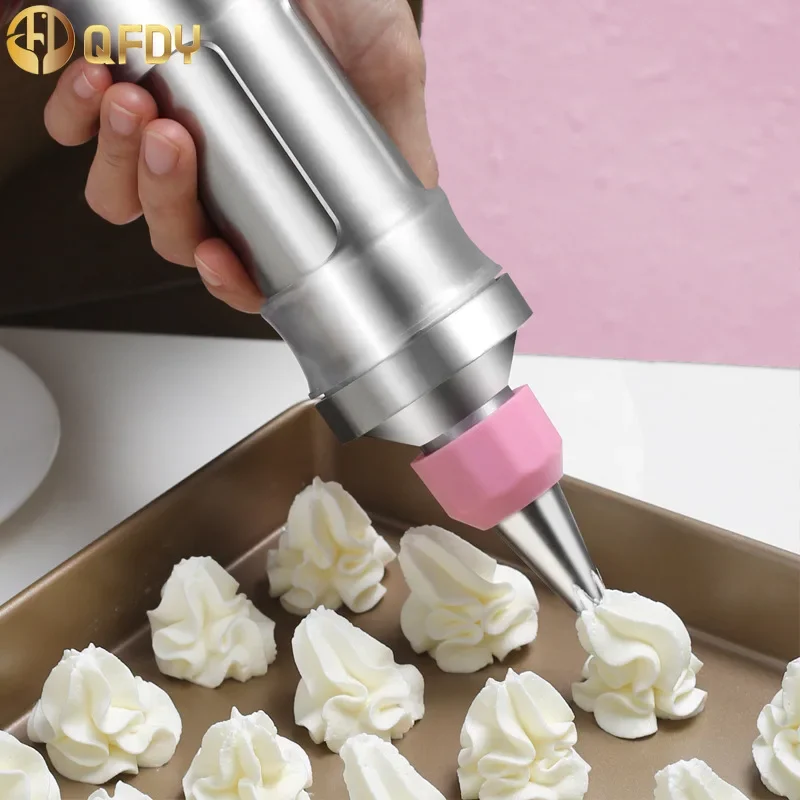 Dessert Cookies Cream Filling Injector DIY Cupcake Decorating Nozzle Frosting Making for Dessert Cake Decorating Piping Syringe