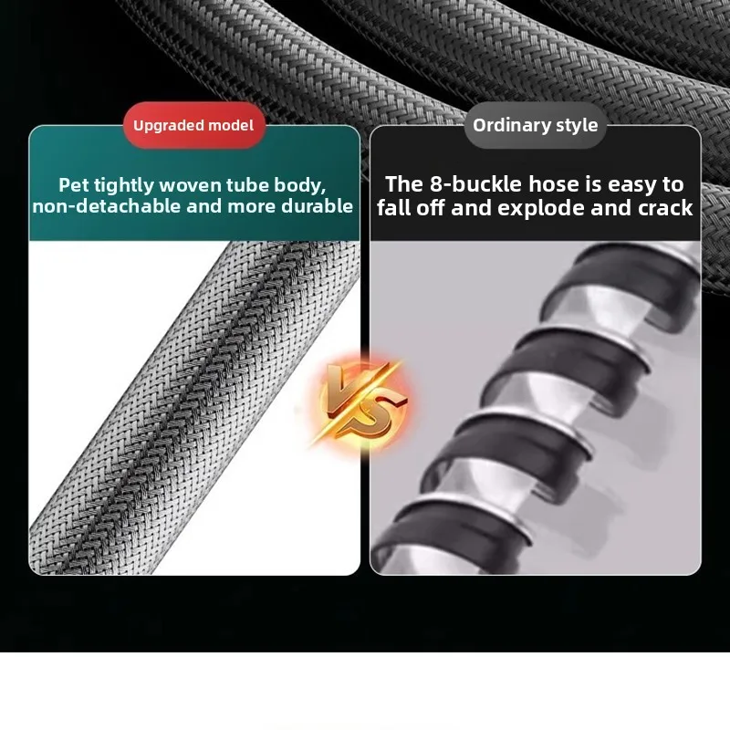 Bathroom Nylon High Pressure Flexible Smooth 1.5/2.0 Meter Shower Hose Flexible Handheld Anti Winding GI/2 Universal Pipe Tube