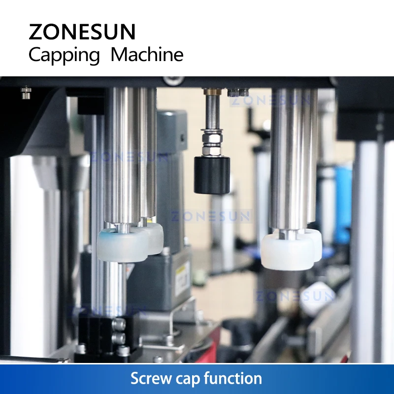 ZONESUN ZS-XG440RS Automatic Capping Machine Bottle Capper Screw Capping Equipment Servo Drive
