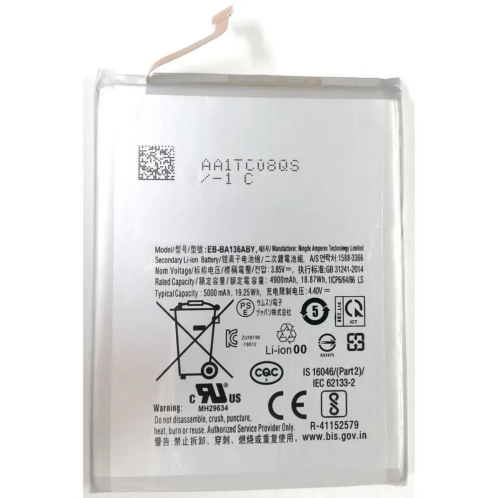 

New EB-BA136ABY Replacement Battery For Samsung Galaxy A13 5G Mobile Phone