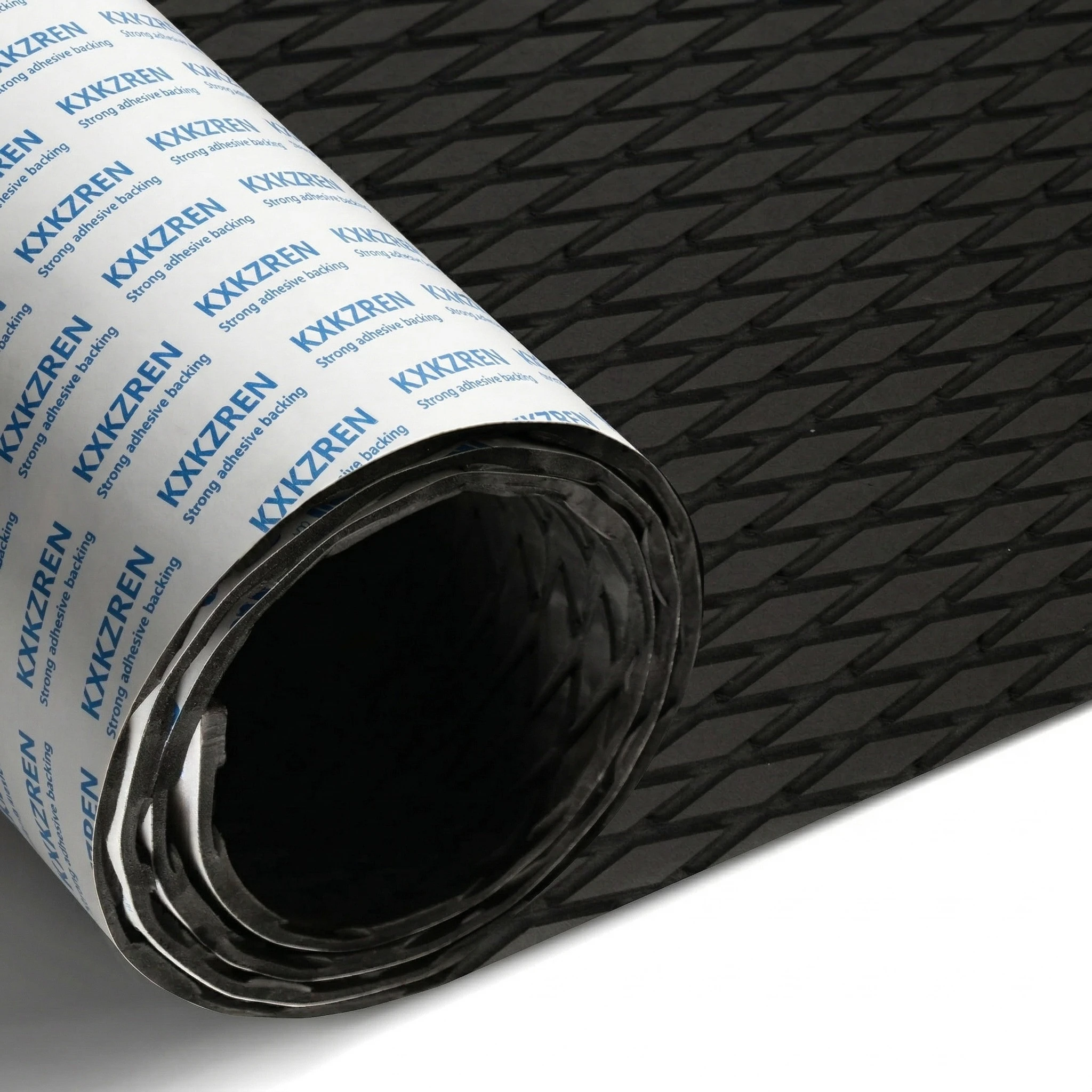 

2400x1200x5mm Strong Adhesive Backing Diamond EVA Foam Boat Traction Pad Self-adhesive Yacht Anti-slip Deck Flooring Sheet Mat