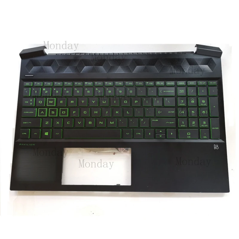 

Для HP Pavilion 6 15-EC TPN-Q229C, зеленая клавиатура с подсветкой, L72597-001