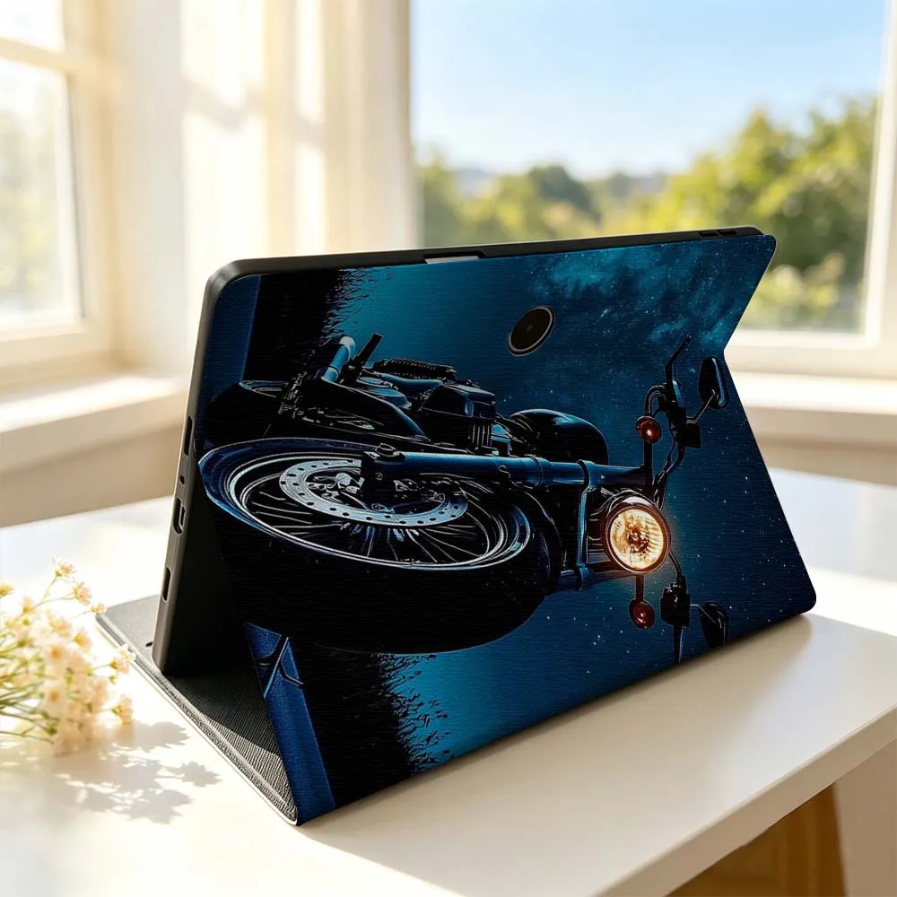 Bike Lover Motorcycle For OPPO VIVO IQOO OnePlus Realme Pad 3 Pro 13 12.1 11.61 11.4 10.36 11 inch Tablet Case Pen Tray