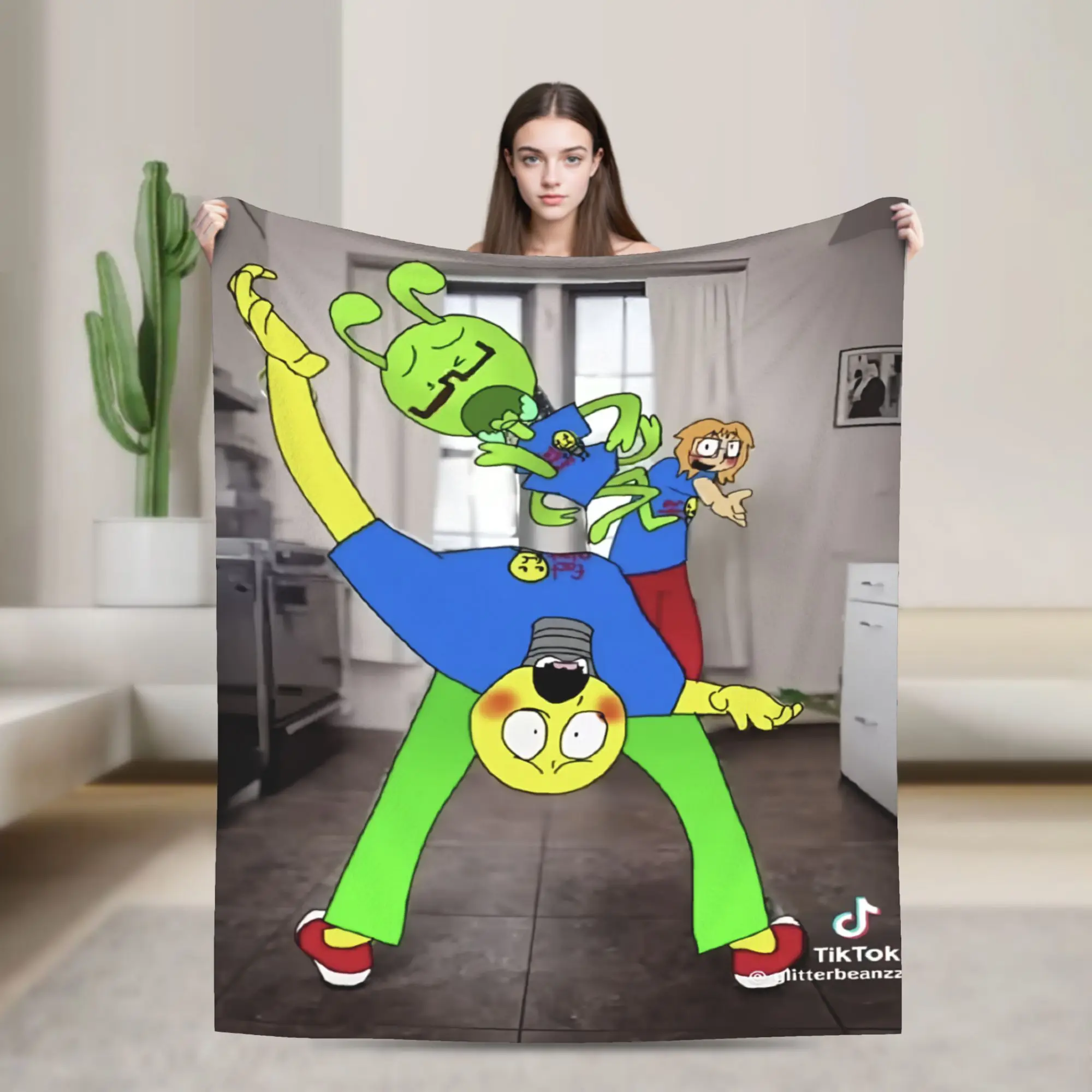 F-Fact A-Attack Adventures Blankets Super Soft Velvet Novelty Gift  Throw Blanket Plush Thin Quilt