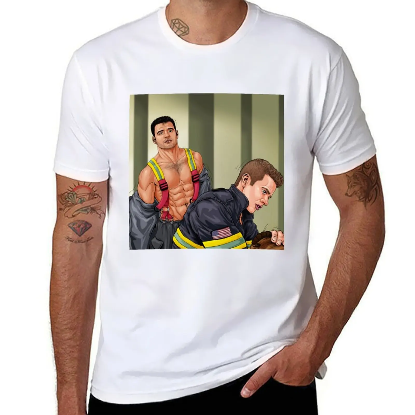 

Buddie changing room T-Shirt graphic t shirts for man anime t shirts oversize T-Shirt
