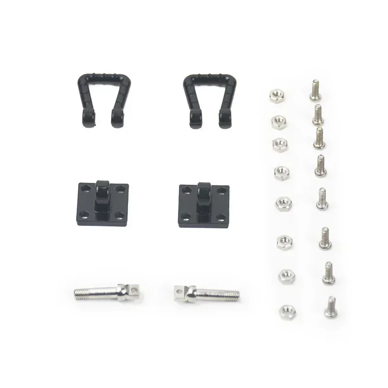 Metal Trailer Hook Rescue Chain Decoration For 1/10 RC Crawler Car TRX4 RC4WD D90 Axial Scx10 Wraith CC01 Tamiya VS4