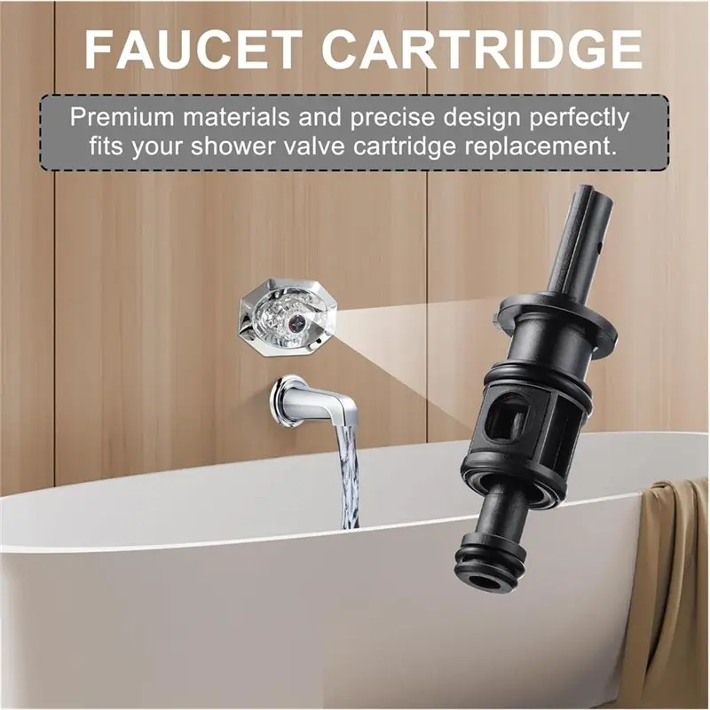 

CYCLI-2-Pack For Pfister Avante Series Lavatory Pull And Turn Tub Shower Cartridge, 9742920 S742920 Faucet Replacement