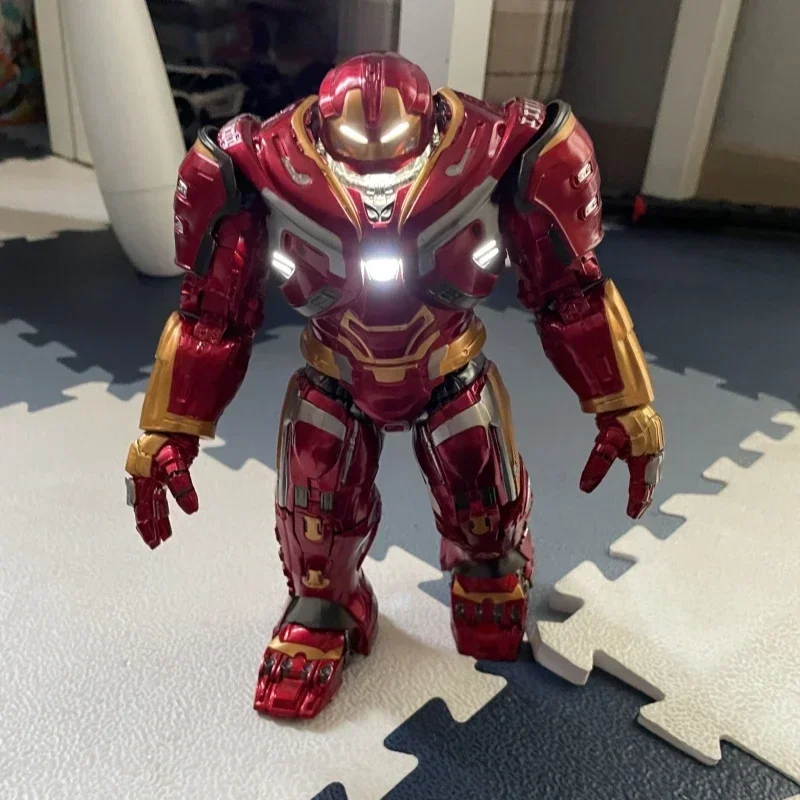 Inventory Genuine Marvel Anti Hulk Armor Illuminated Edition Mobile Doll Model Hulk Avengers Alliance Toys