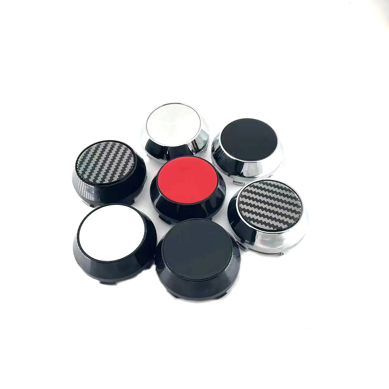 4PCS/Lot 68MM Car Wheel Center Caps forUnmarked Plain Aluminum Marker Unmarked Wheel Cover .