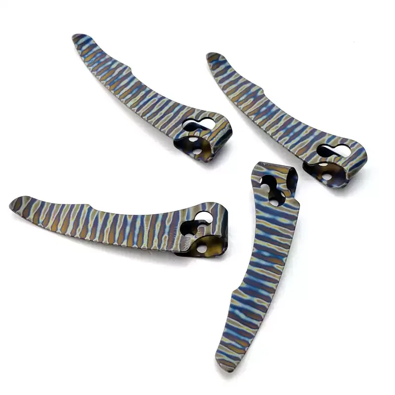 Cold Steel Scout Recon1 Deep Titanium Pocket Clip, Accessory for Cold Steel Knives